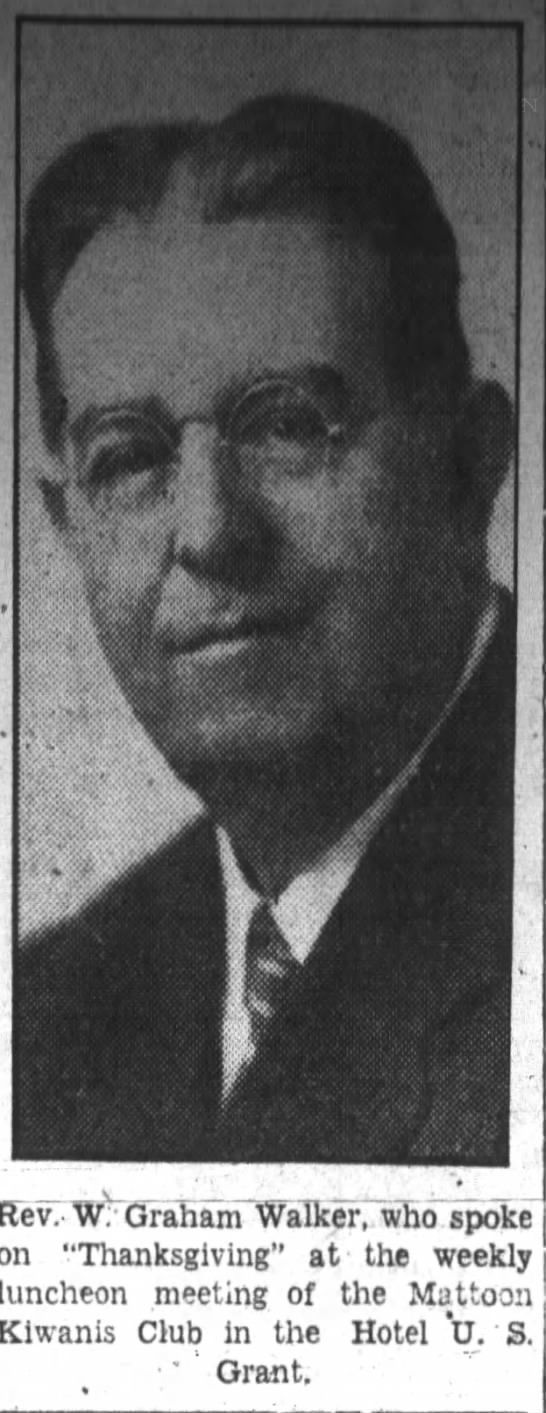 Rev. W. Graham Walker